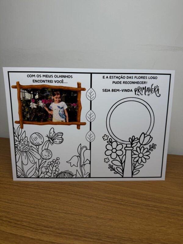 Atividade Digital da Primavera – Explore o Jardim e Registre o Encanto das Flores