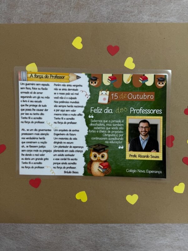 Kit Decorativo Café – Dia dos Professores 2025