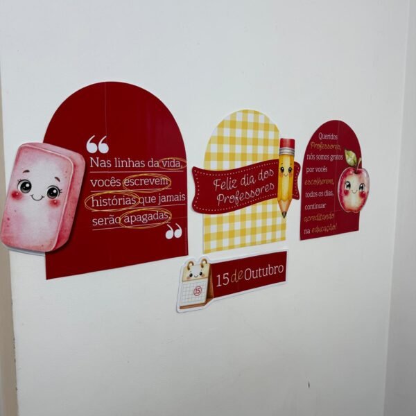 Kit Decorativo Café – Dia dos Professores 2025