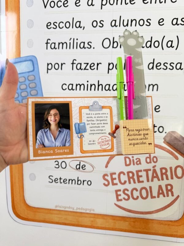 Kit – Dia do Secretário Escolar 2025
