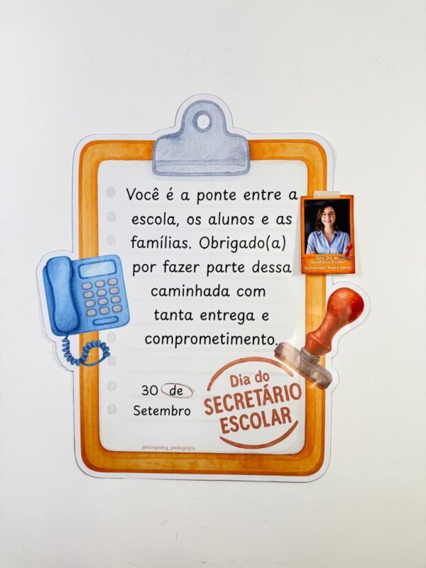 Kit – Dia do Secretário Escolar 2025