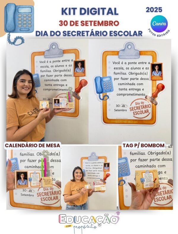 Kit – Dia do Secretário Escolar 2025