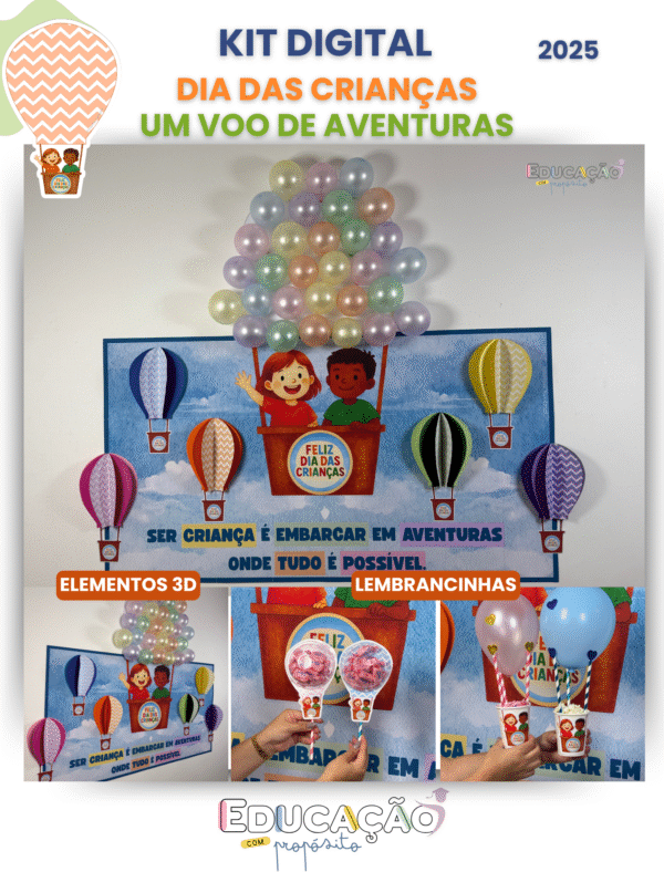Kit Dia das Crianças 2025 – Um voo de aventuras