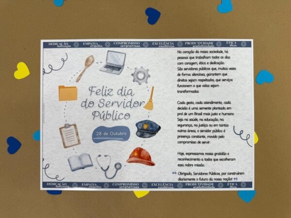 Kit Decorativo Café – Dia do Servidor Público