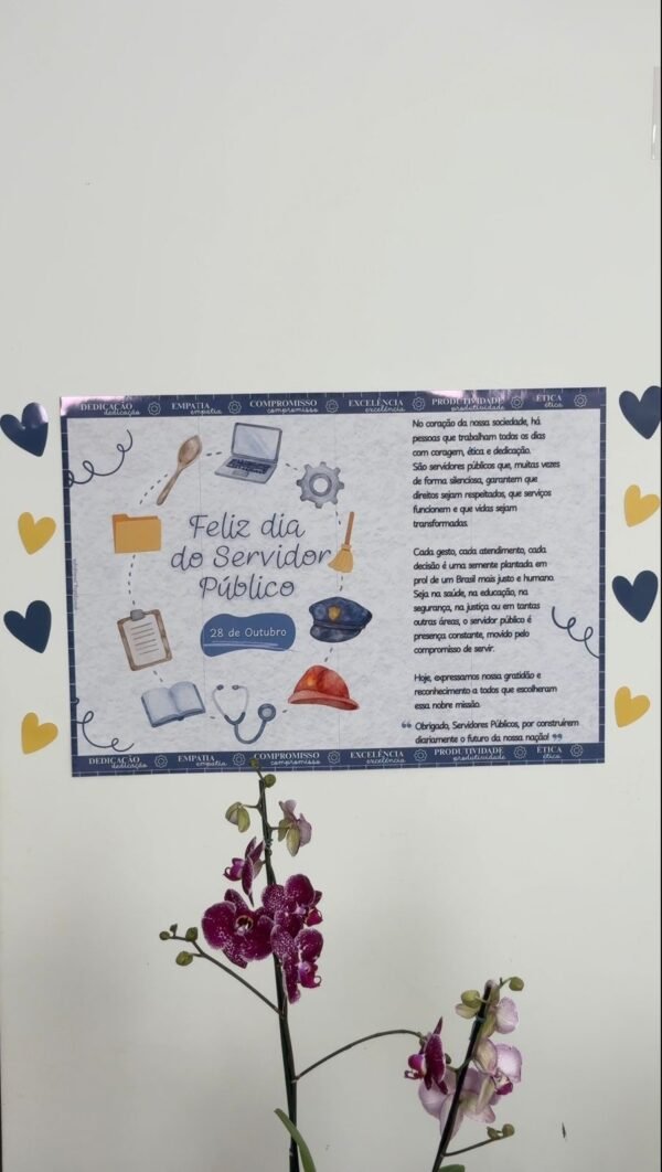 Kit Decorativo Café – Dia do Servidor Público