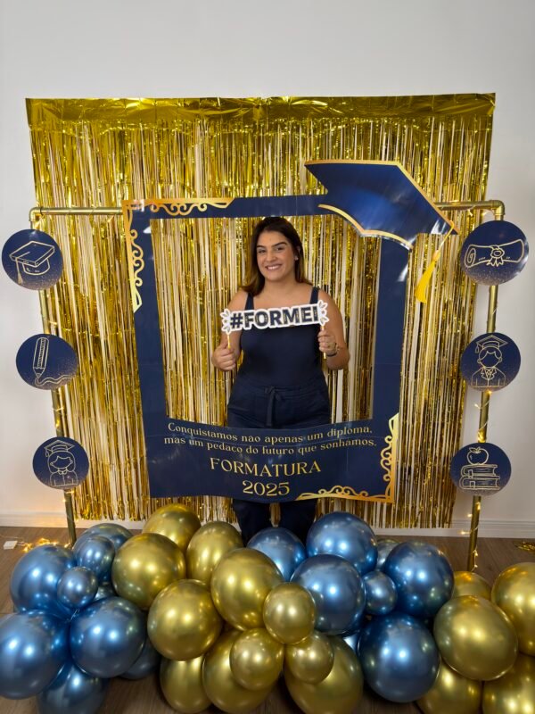 Mini Painel Móvel para Fotos – Formatura