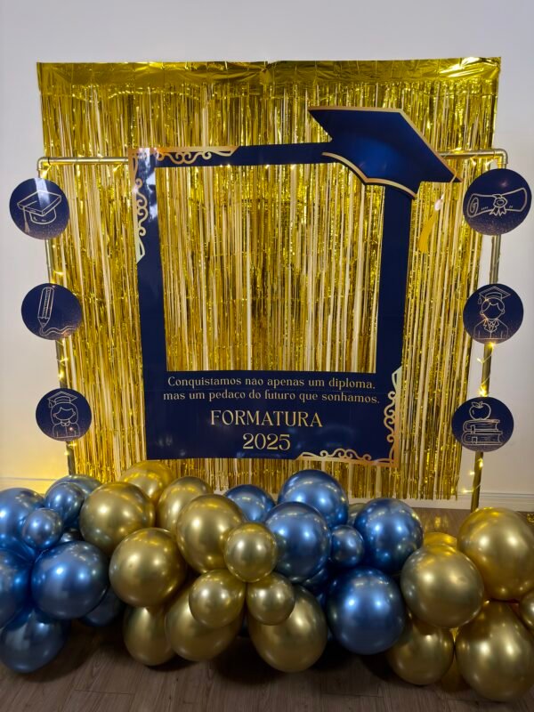 Mini Painel Móvel para Fotos – Formatura