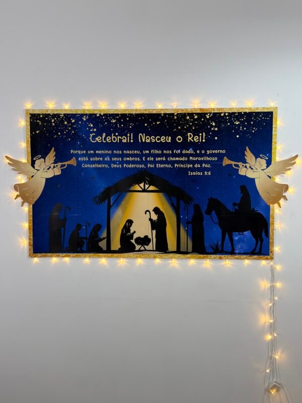 IMG_7526 Painel Natalino “Celebrai! Nasceu o Rei!