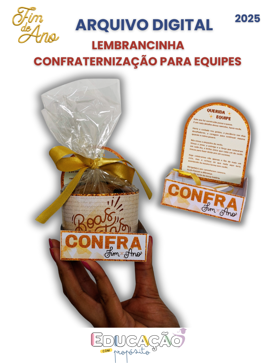 Lembrancinha de Confraternização para Equipes – 2025 - Educação com ...