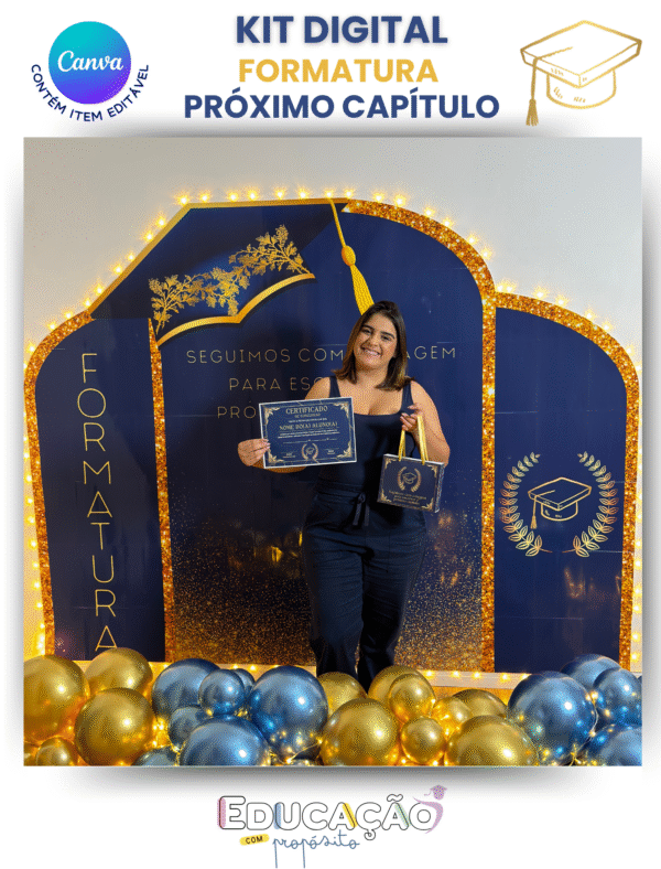 decoração de porta Volta às aulas - school (2) Kit Digital de Formatura – Próximo Capítulo