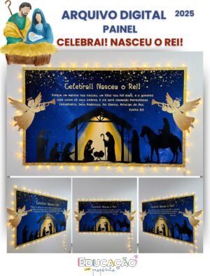 Painel Natalino “Celebrai! Nasceu o Rei!