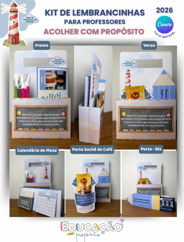 Kit de Lembrancinhas – Acolher com Propósito 2026