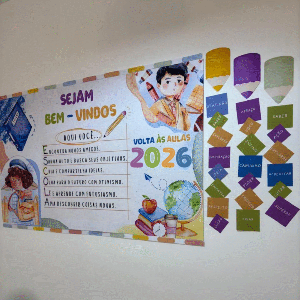 Kit Volta às Aulas - Aquarela 2026