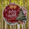 Kit Decorativo com Painel e Mesa Posta de Natal