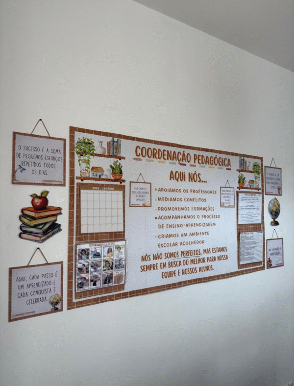 Painel Interativo para sala da Coordenação Pedagógica - 2026