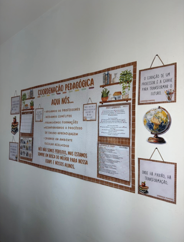 Painel Interativo para sala da Coordenação Pedagógica - 2026