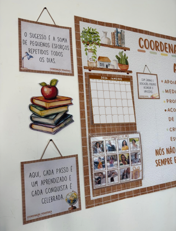 Painel Interativo para sala da Coordenação Pedagógica - 2026