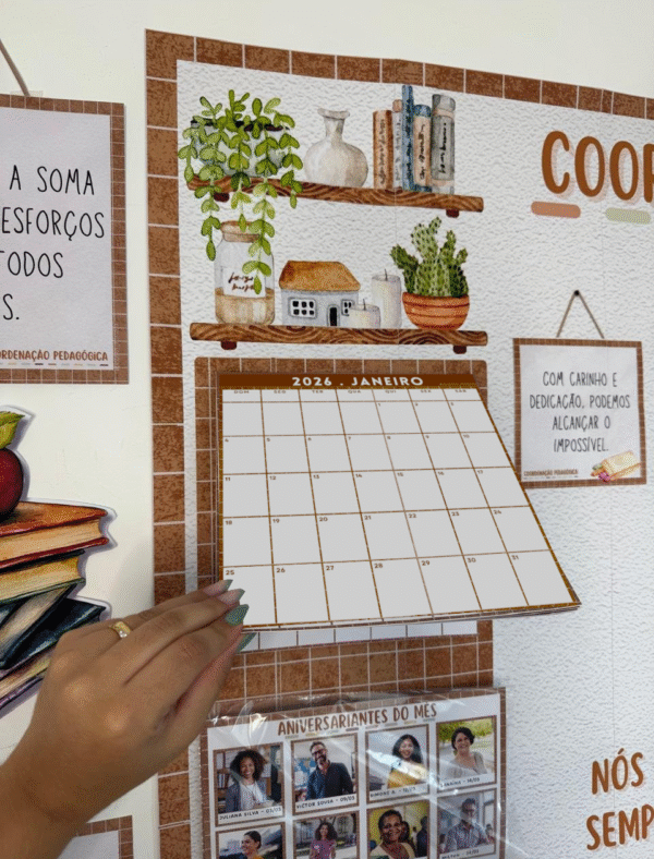 Painel Interativo para sala da Coordenação Pedagógica - 2026