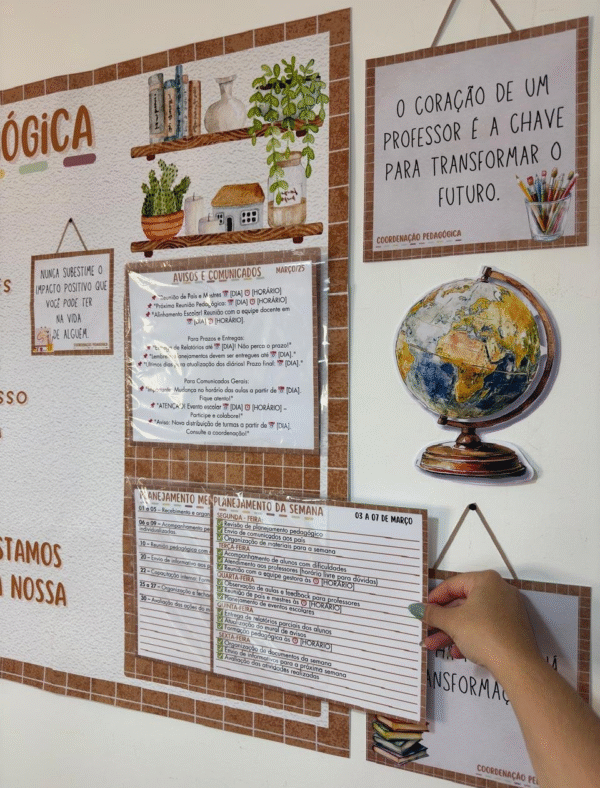 Painel Interativo para sala da Coordenação Pedagógica - 2026