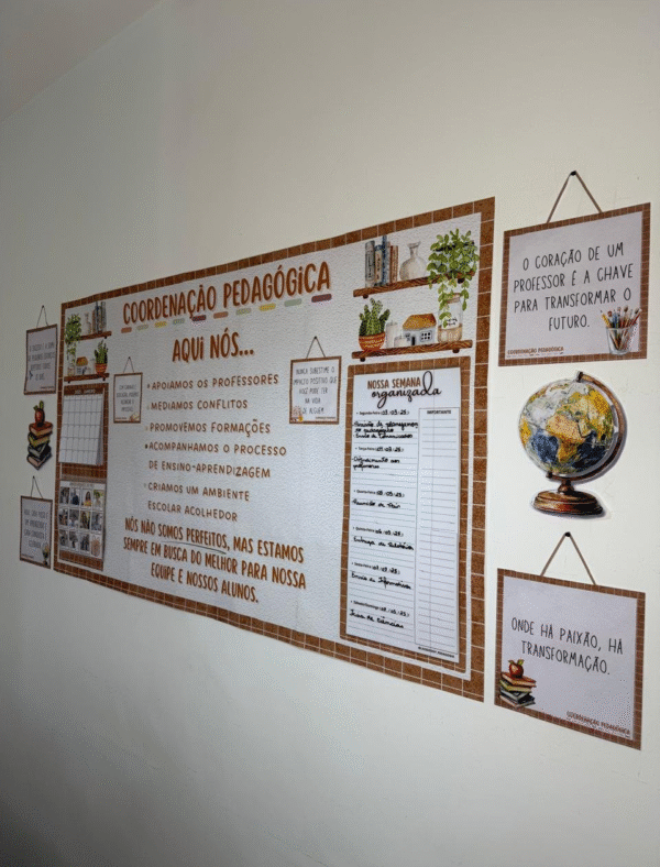 Painel Interativo para sala da Coordenação Pedagógica - 2026