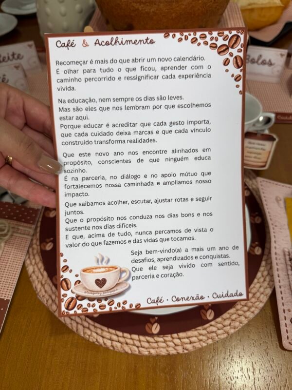 Kit - Café e Acolhimento para Equipe