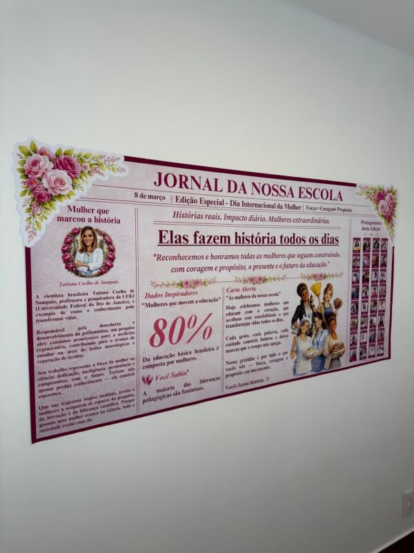 Kit Jornal da Escola | Edição Especial "Dia Internacional da Mulher"