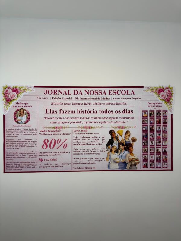 Kit Jornal da Escola | Edição Especial "Dia Internacional da Mulher"