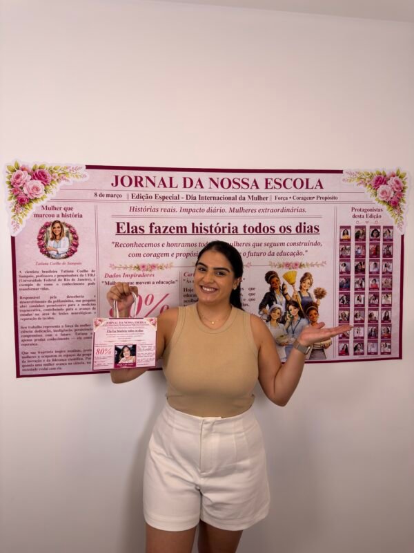 Kit Jornal da Escola | Edição Especial "Dia Internacional da Mulher"