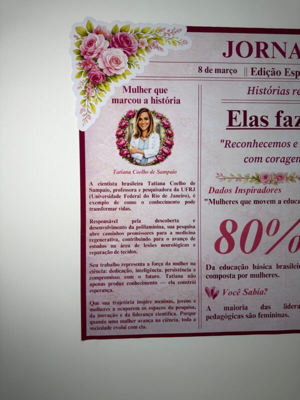 Kit Jornal da Escola | Edição Especial "Dia Internacional da Mulher"