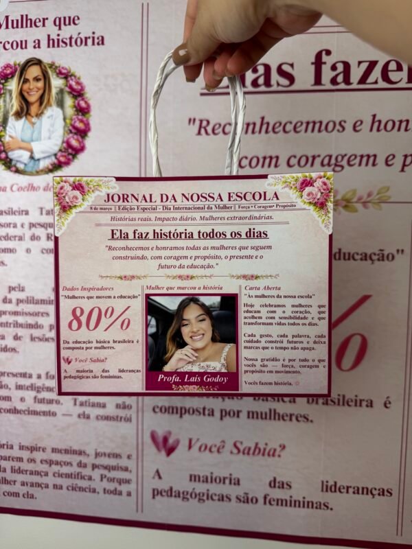 Kit Jornal da Escola | Edição Especial "Dia Internacional da Mulher"