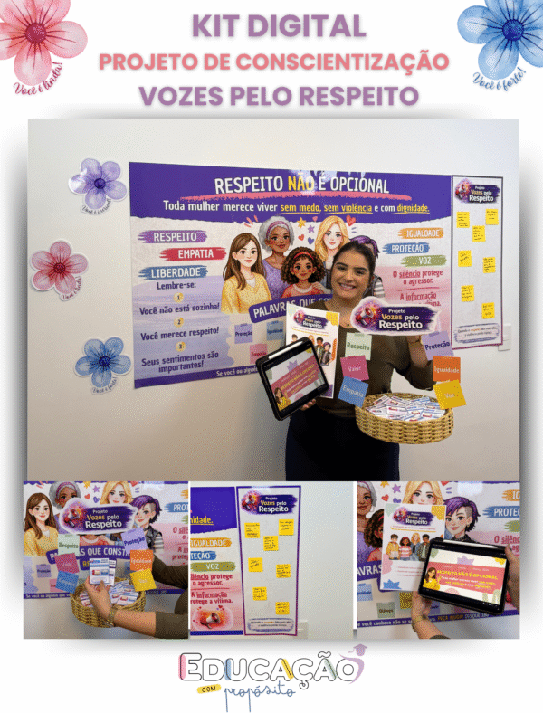 Kit Conscientização Escolar – Vozes pelo Respeito