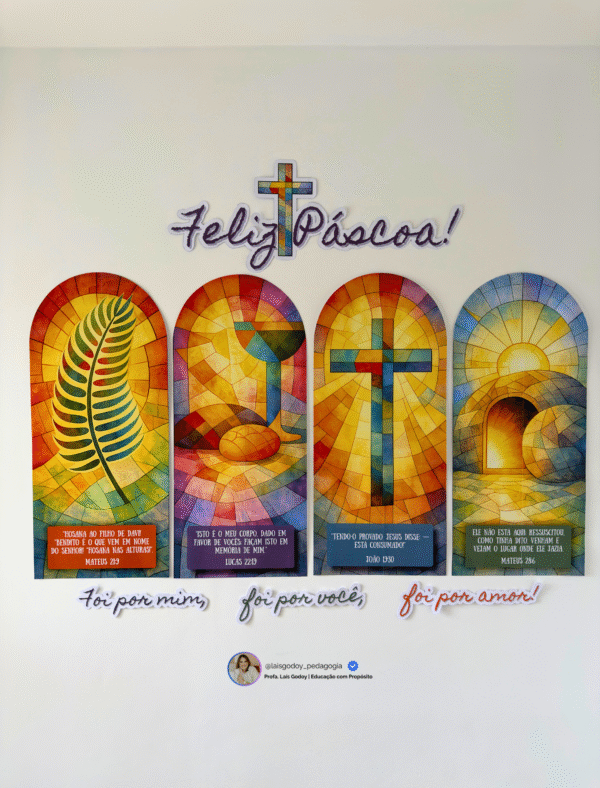 2 Kit - Páscoa Cristã | Foi por Amor