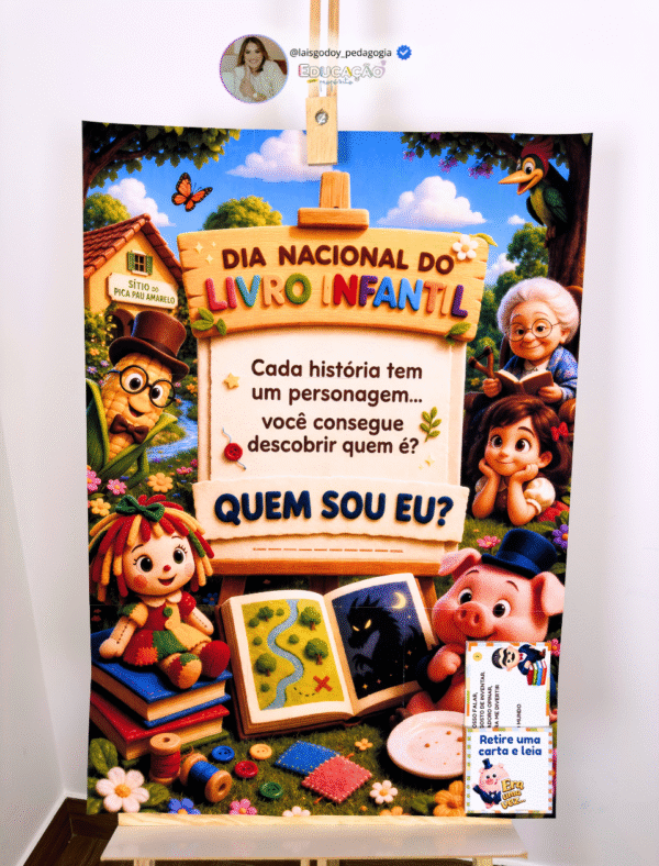 2 Atividade Lúdica - Dia Nacional do Livro Infantil | Quem sou Eu?