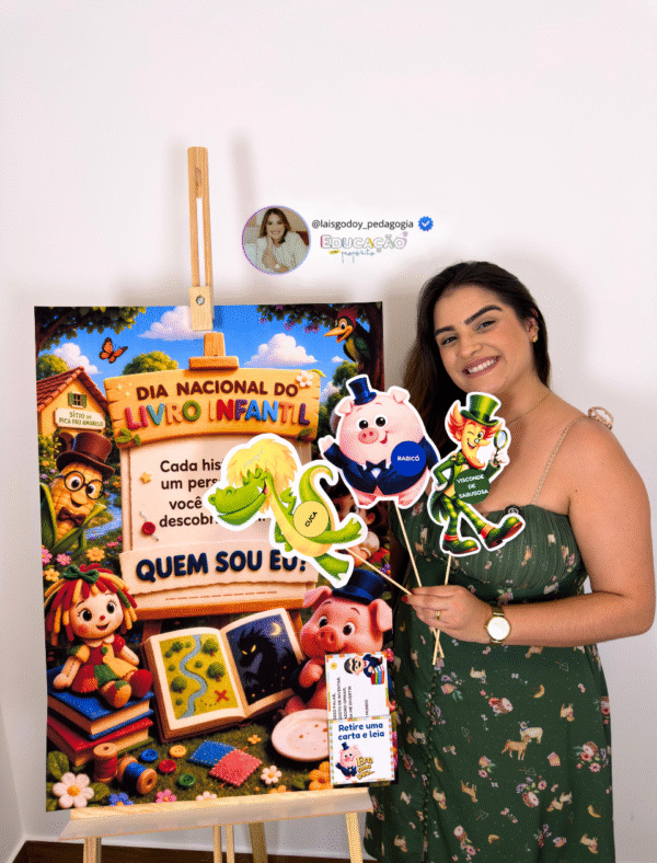 4 Atividade Lúdica - Dia Nacional do Livro Infantil | Quem sou Eu?