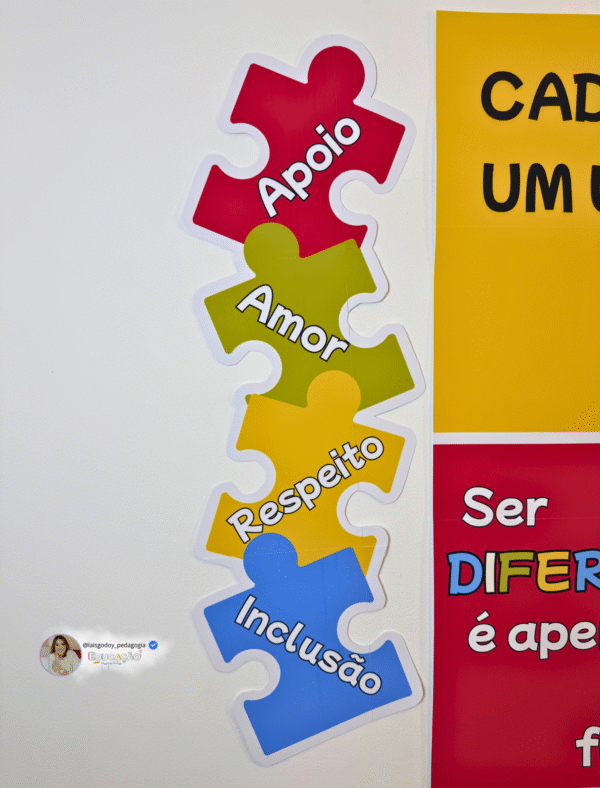 Kit - Cada mente é um universo único | Conscientização sobre o Autismo