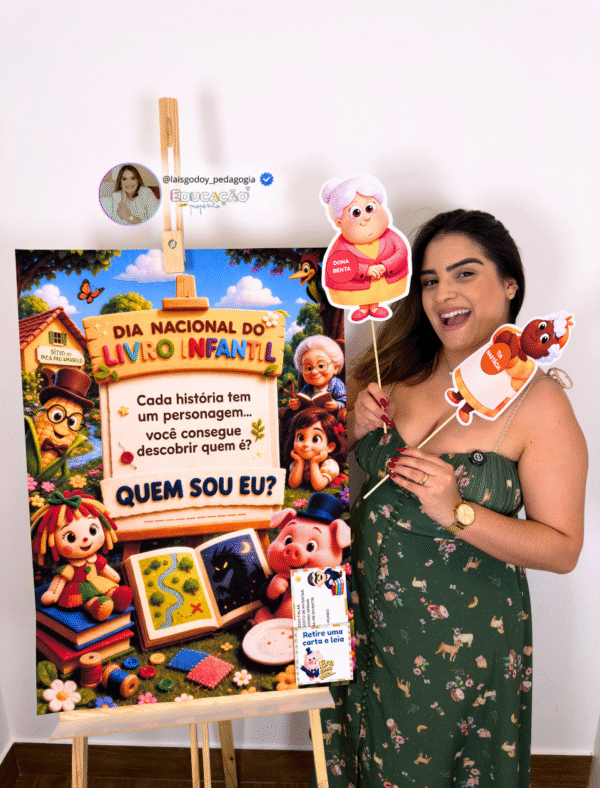 5 Atividade Lúdica - Dia Nacional do Livro Infantil | Quem sou Eu?