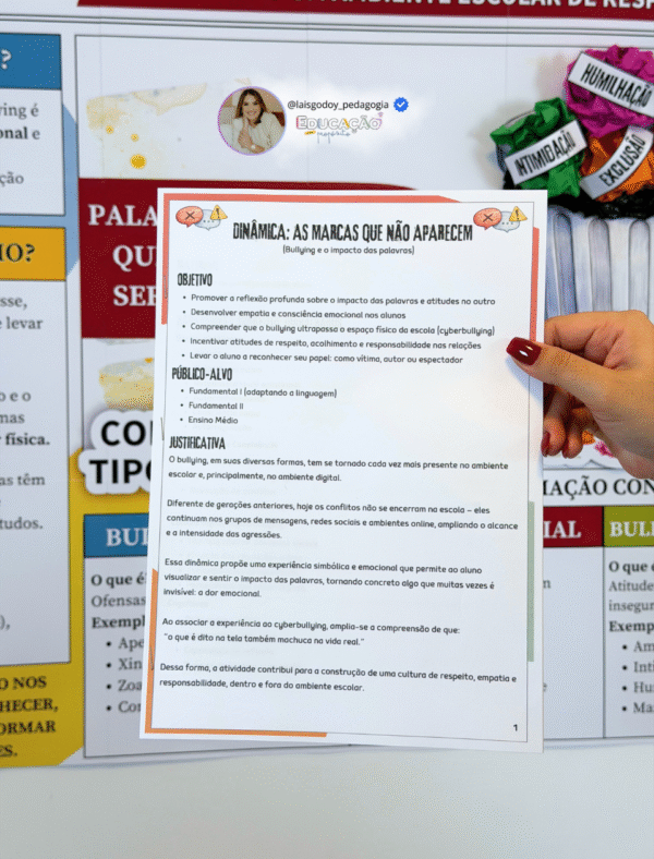 6 Kit Educativo - Combate ao Bullying