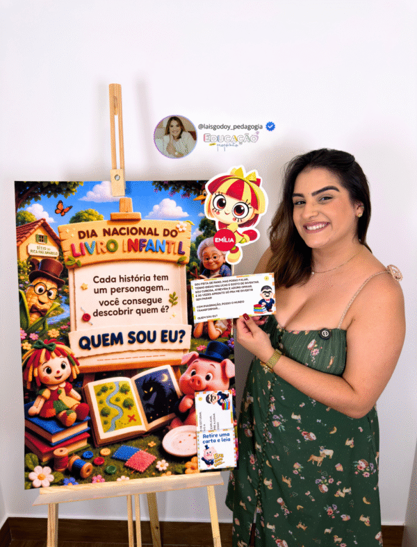 6 Atividade Lúdica - Dia Nacional do Livro Infantil | Quem sou Eu?