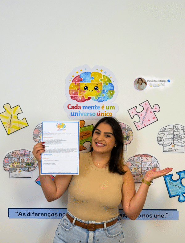 Kit - Cada mente é um universo único | Conscientização sobre o Autismo