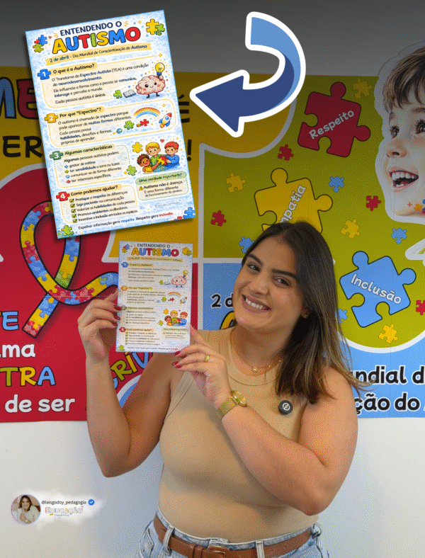 Kit - Cada mente é um universo único | Conscientização sobre o Autismo