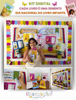 1 Kit - Cada Leitura é uma Semente | Dia Nacional do Livro Infantil