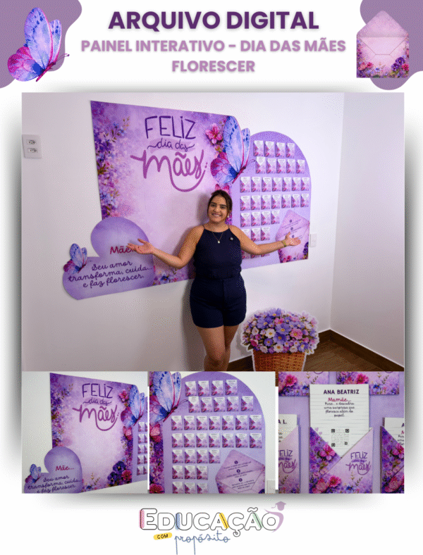 Painel Interativo - Dia das Mães | Florescer