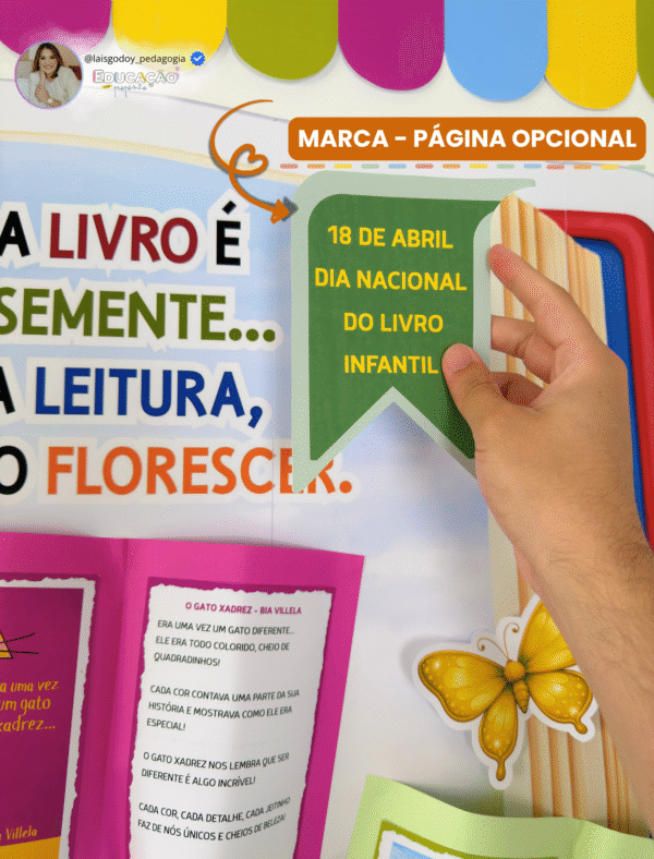 6 Kit - Cada Leitura é uma Semente | Dia Nacional do Livro Infantil