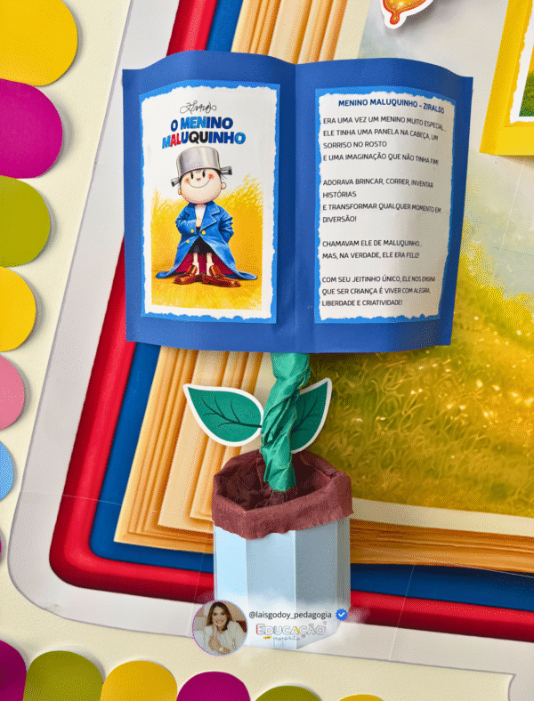 7 Kit - Cada Leitura é uma Semente | Dia Nacional do Livro Infantil