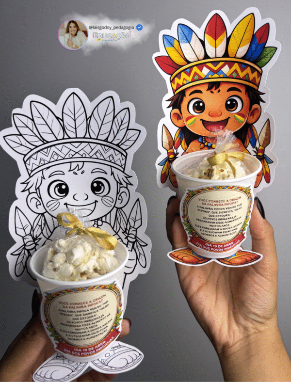 Thumbnail Livro Gigante Dia dos Povos Indígenas (1) Lembrancinha - Dia dos Povos Indígenas