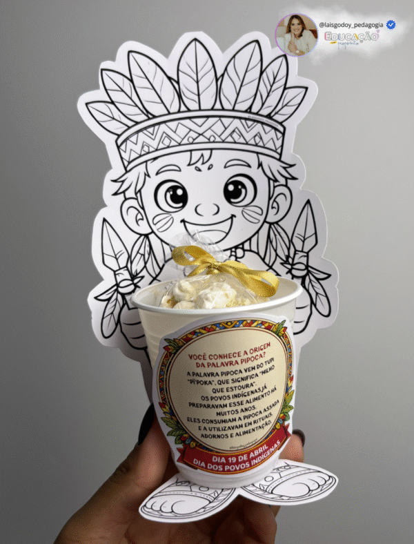 Thumbnail Livro Gigante Dia dos Povos Indígenas (3) Lembrancinha - Dia dos Povos Indígenas