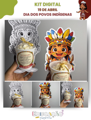 Thumbnail Livro Gigante Dia dos Povos Indígenas Lembrancinha - Dia dos Povos Indígenas