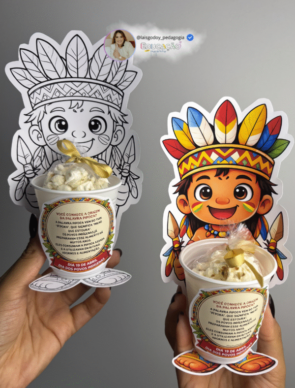 Thumbnail Livro Gigante Dia dos Povos Indígenas (4) Lembrancinha - Dia dos Povos Indígenas