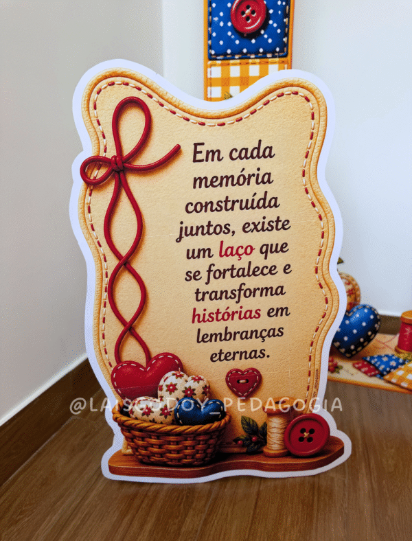 Moldura Gigante para Fotos | Laços que Unem - Dia da Família