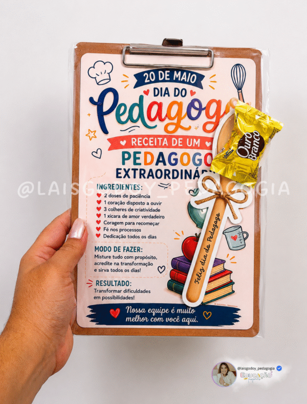 Kit de Acolhimento – Dia do Pedagogo | 20 de Maio